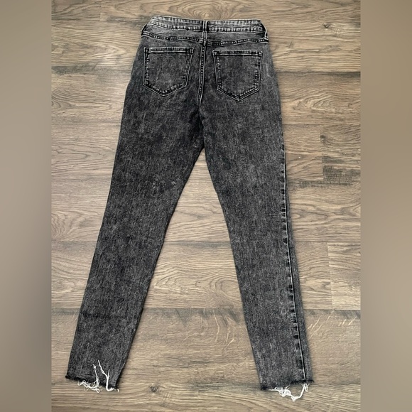 New unused old navy jeans black button up size 4 - Picture 2 of 4